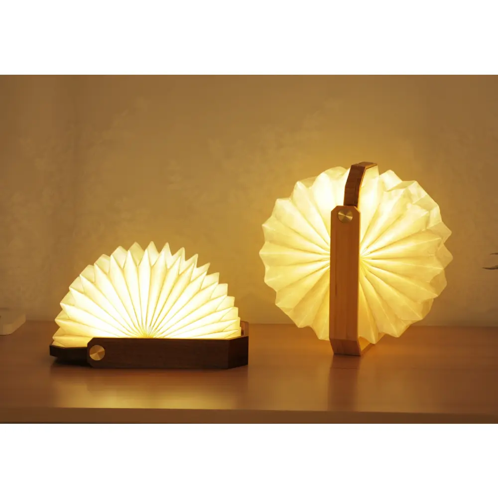 Lampa Smart Origami Natural Bamboo Wood - obrazek 5