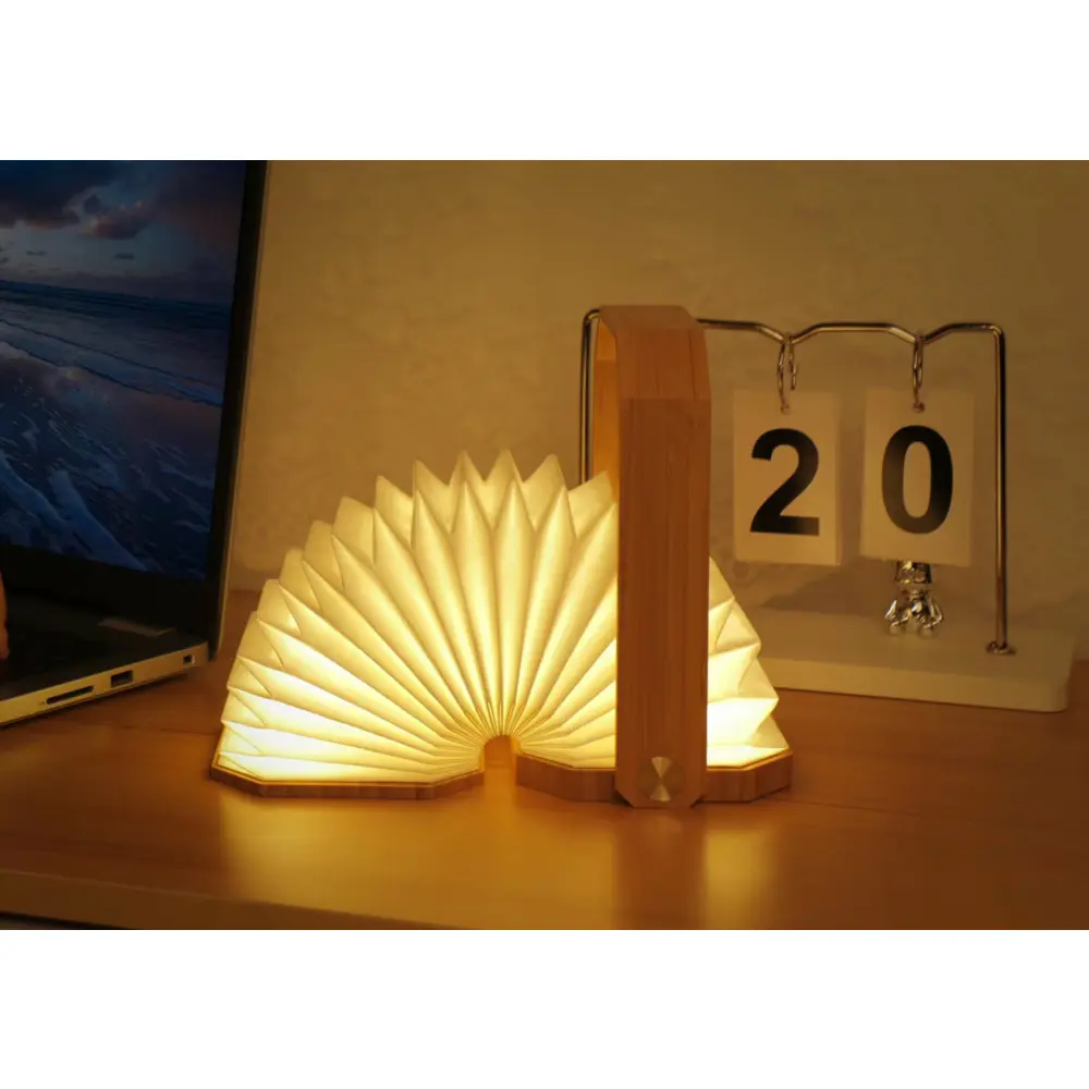 Lampa Smart Origami Natural Bamboo Wood - obrazek 8