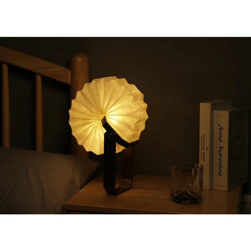 Lampa Smart Origami Natural Walnut Wood - obrazek 11