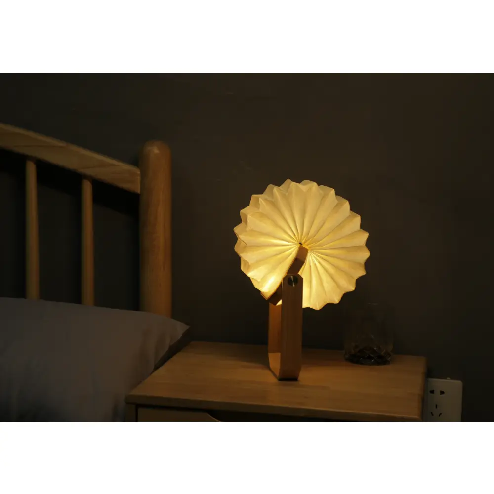 Lampa Smart Origami Natural Bamboo Wood - obrazek 12