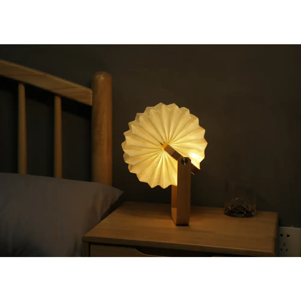 Lampa Smart Origami Natural Bamboo Wood - obrazek 13