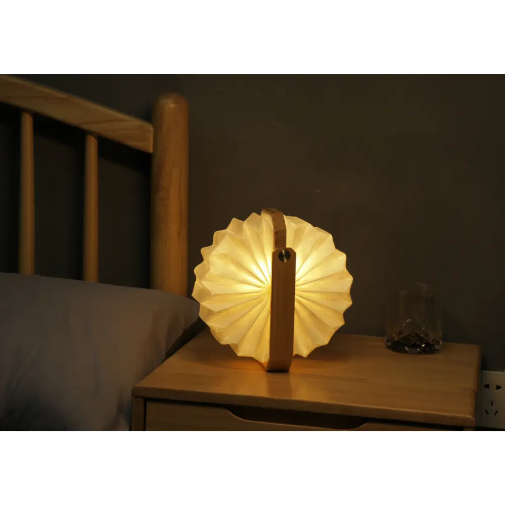 Lampa Smart Origami Natural Bamboo Wood - obrazek 14
