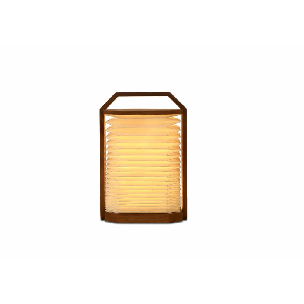 Lampa Smart Origami Natural Walnut Wood