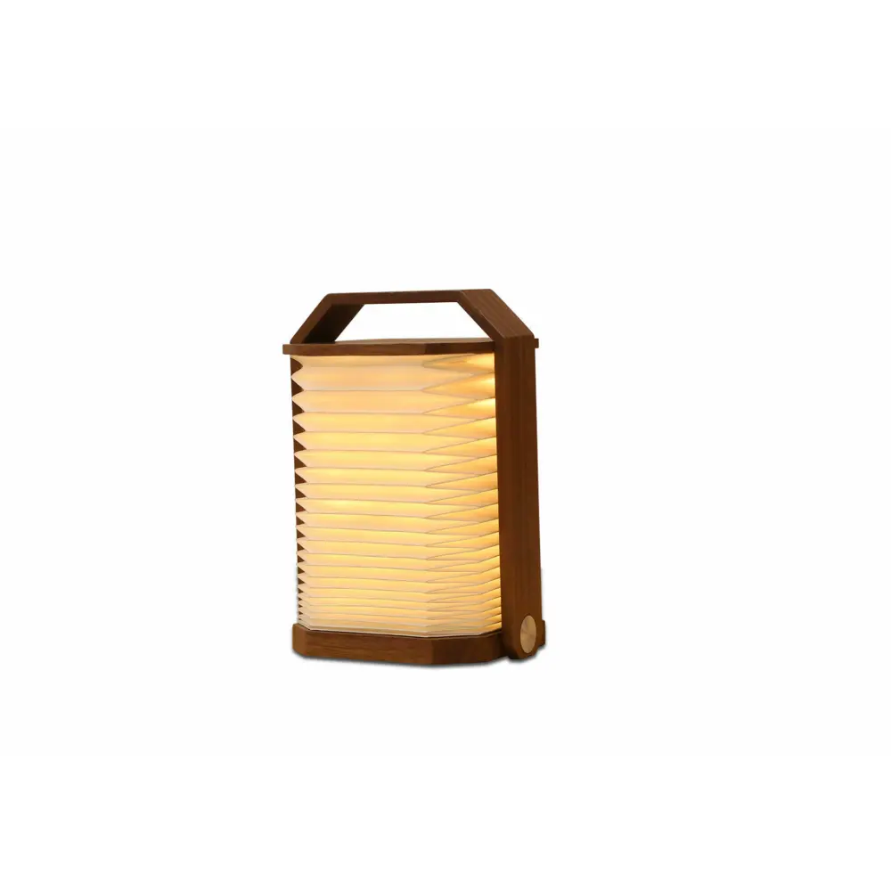 Lampa Smart Origami Natural Walnut Wood - obrazek 2