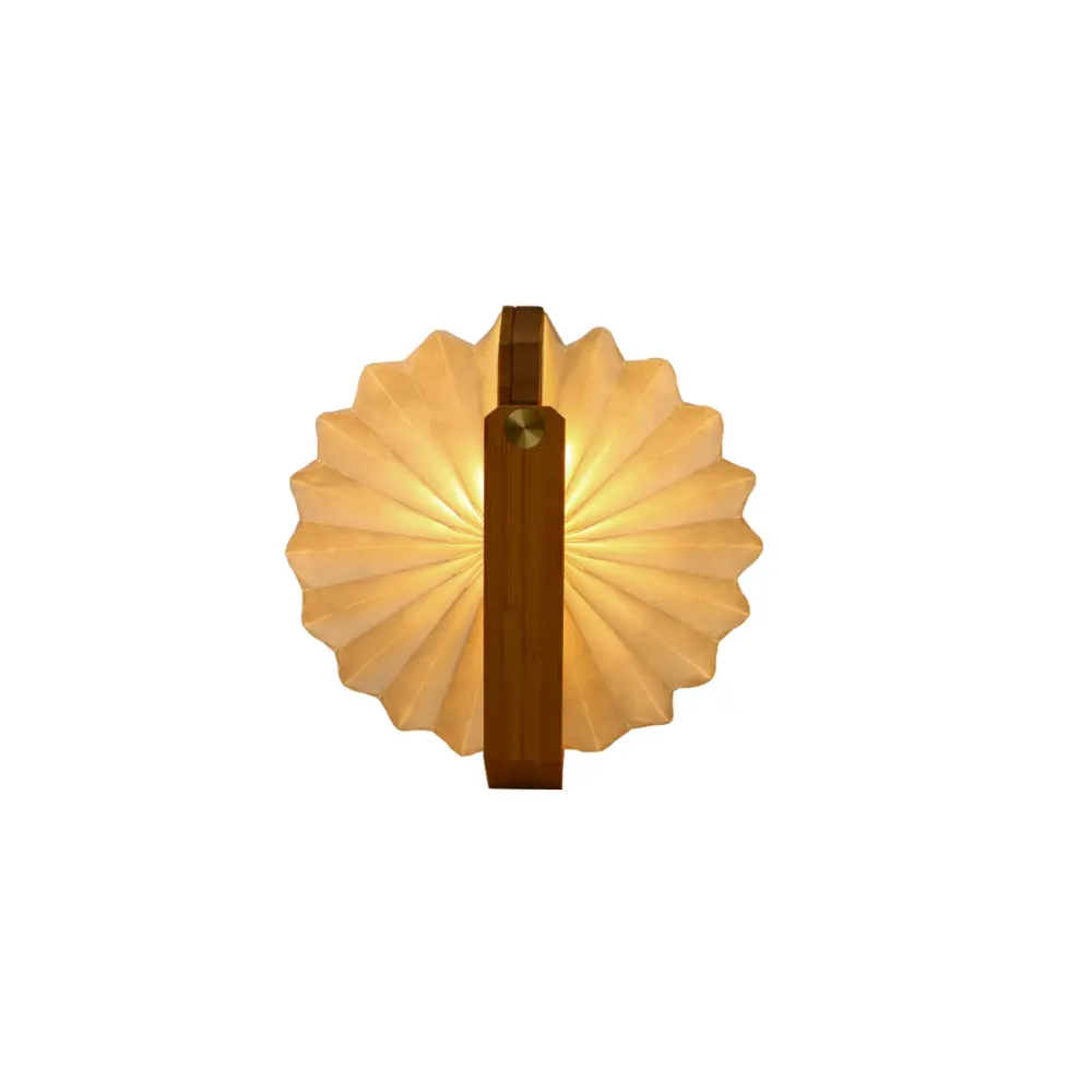 Lampa Smart Origami Natural Bamboo Wood - obrazek 3