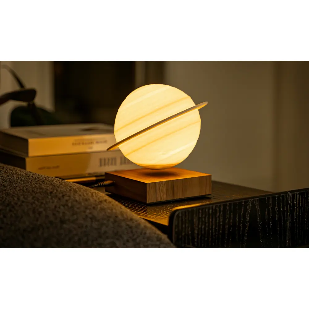 Lampa Smart Saturn Walnut - obrazek 7