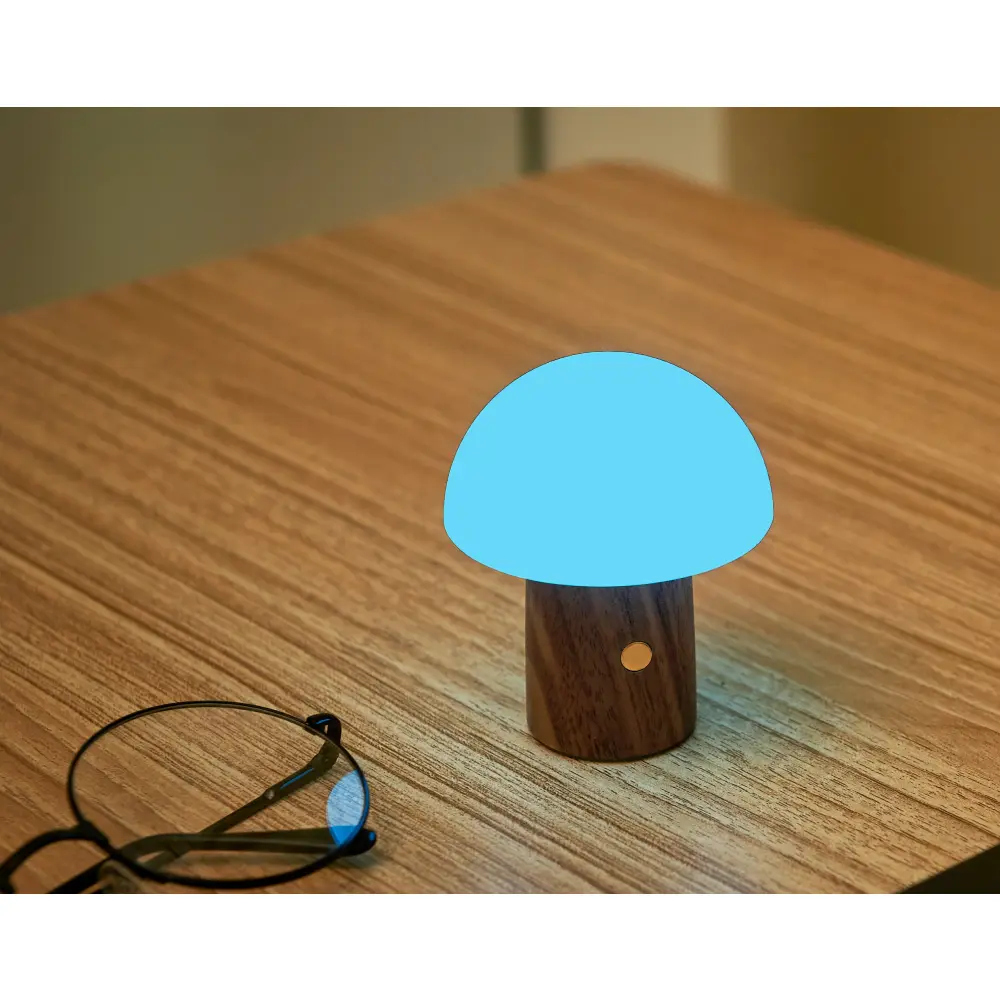 Lampa Alice Mushroom Super Mini Walnut - obrazek 9
