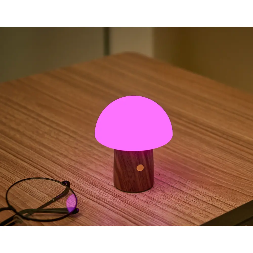 Lampa Alice Mushroom Super Mini Walnut - obrazek 10