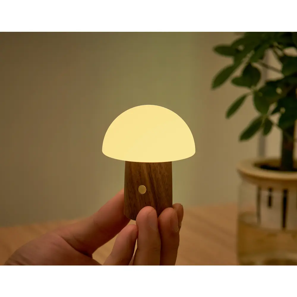Lampa Alice Mushroom Super Mini Walnut - obrazek 11