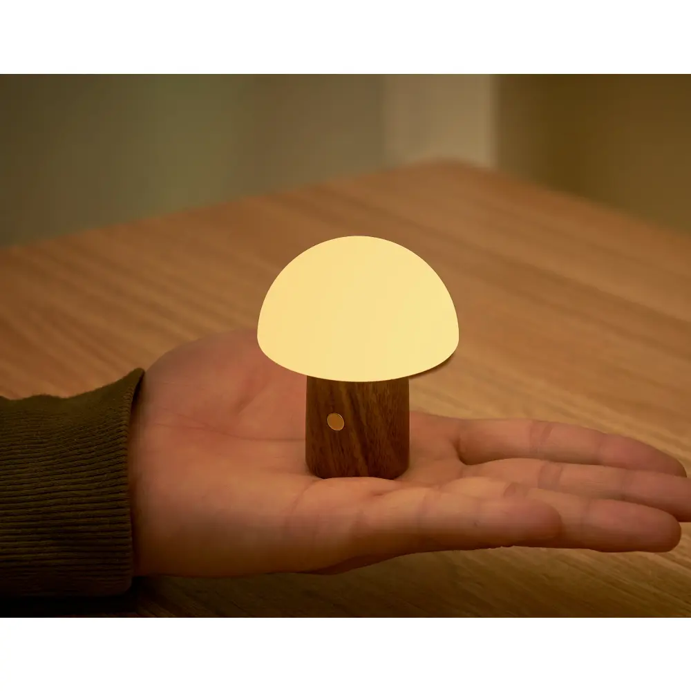 Lampa Alice Mushroom Super Mini Walnut - obrazek 12