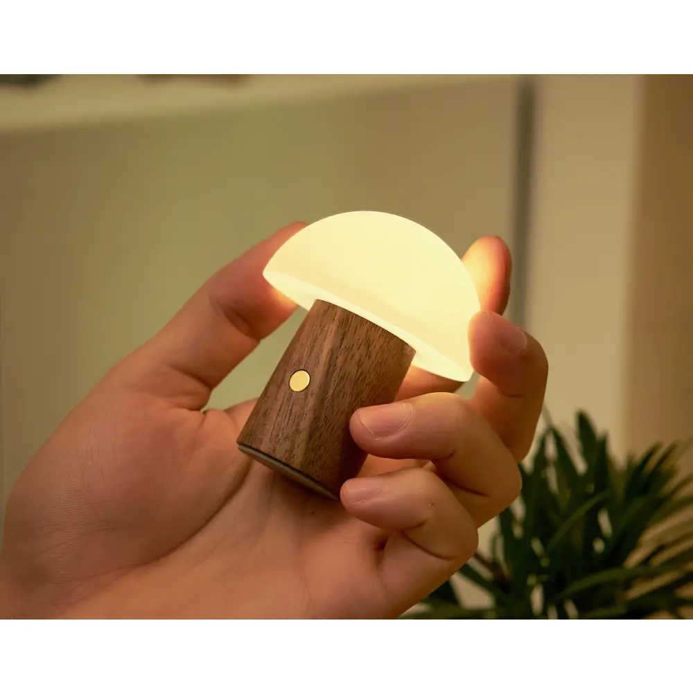 Lampa Alice Mushroom Super Mini Walnut - obrazek 13