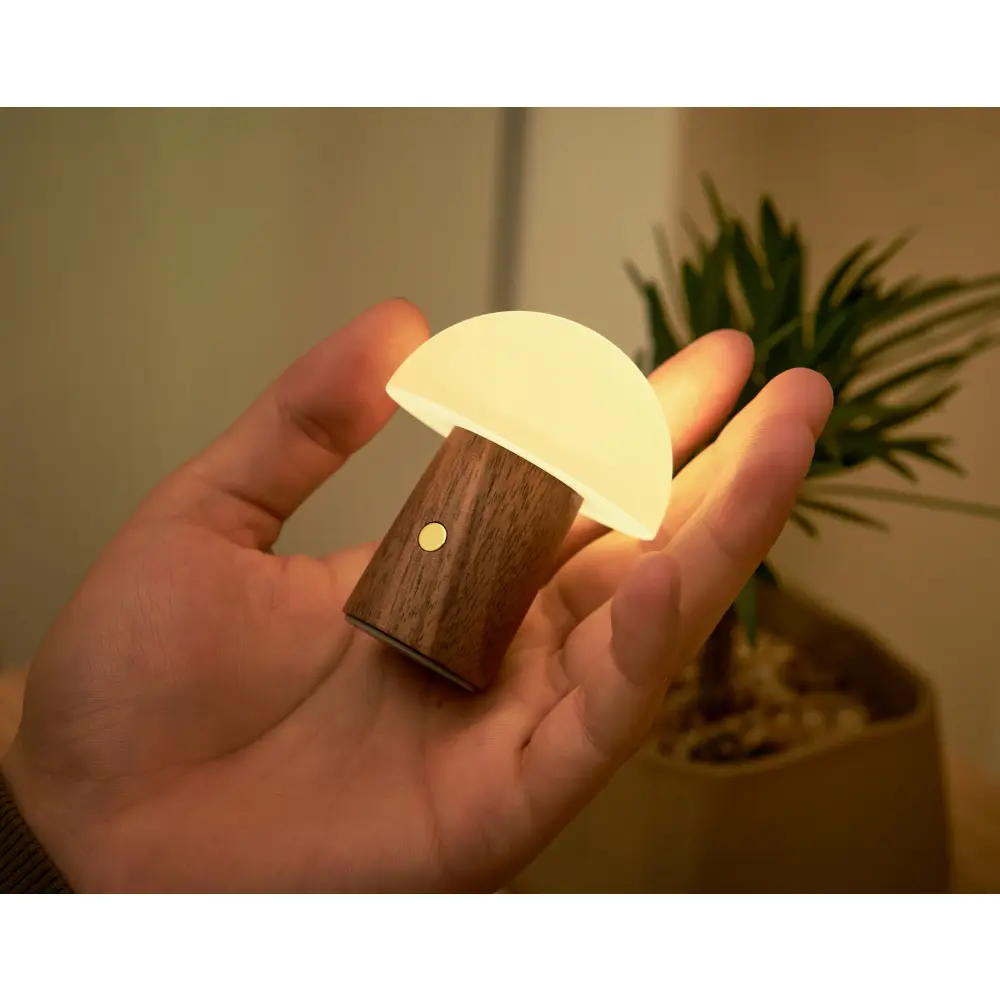 Lampa Alice Mushroom Super Mini Walnut - obrazek 14