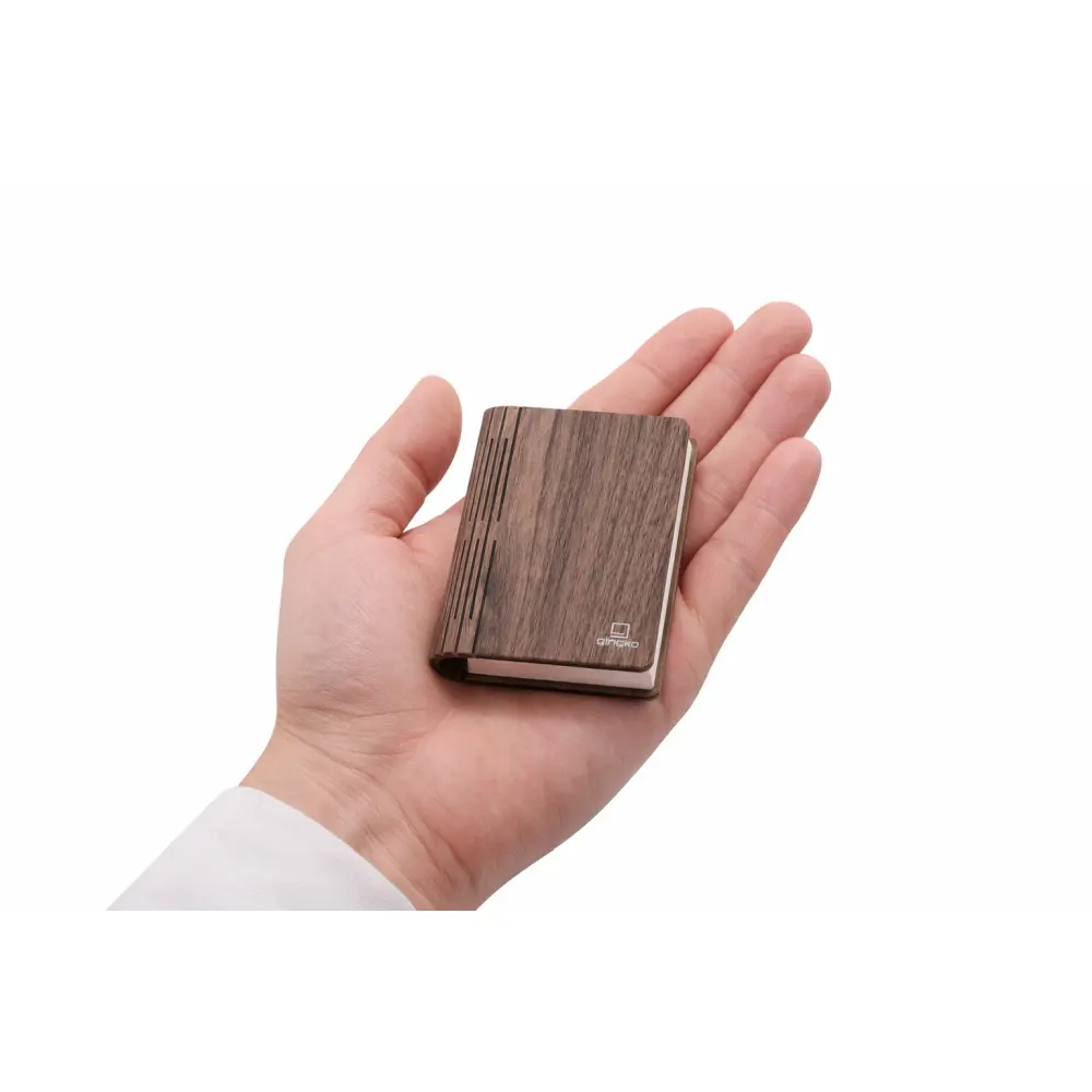 Super Mini Smart lampa książka w wykończeniu orzechowym