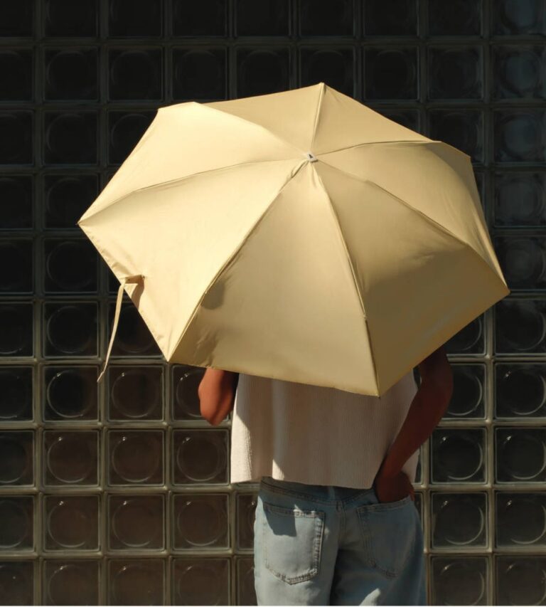 Parasol Compact Sun & Rain Żółty - obrazek 2