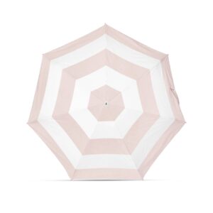 Parasol Compact Stripes Sun & Rain Różowy - Thumbnail Image 1