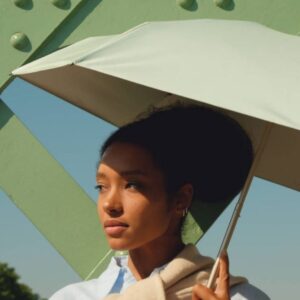 Parasol Compact Sun & Rain Zielony - Thumbnail Image 2