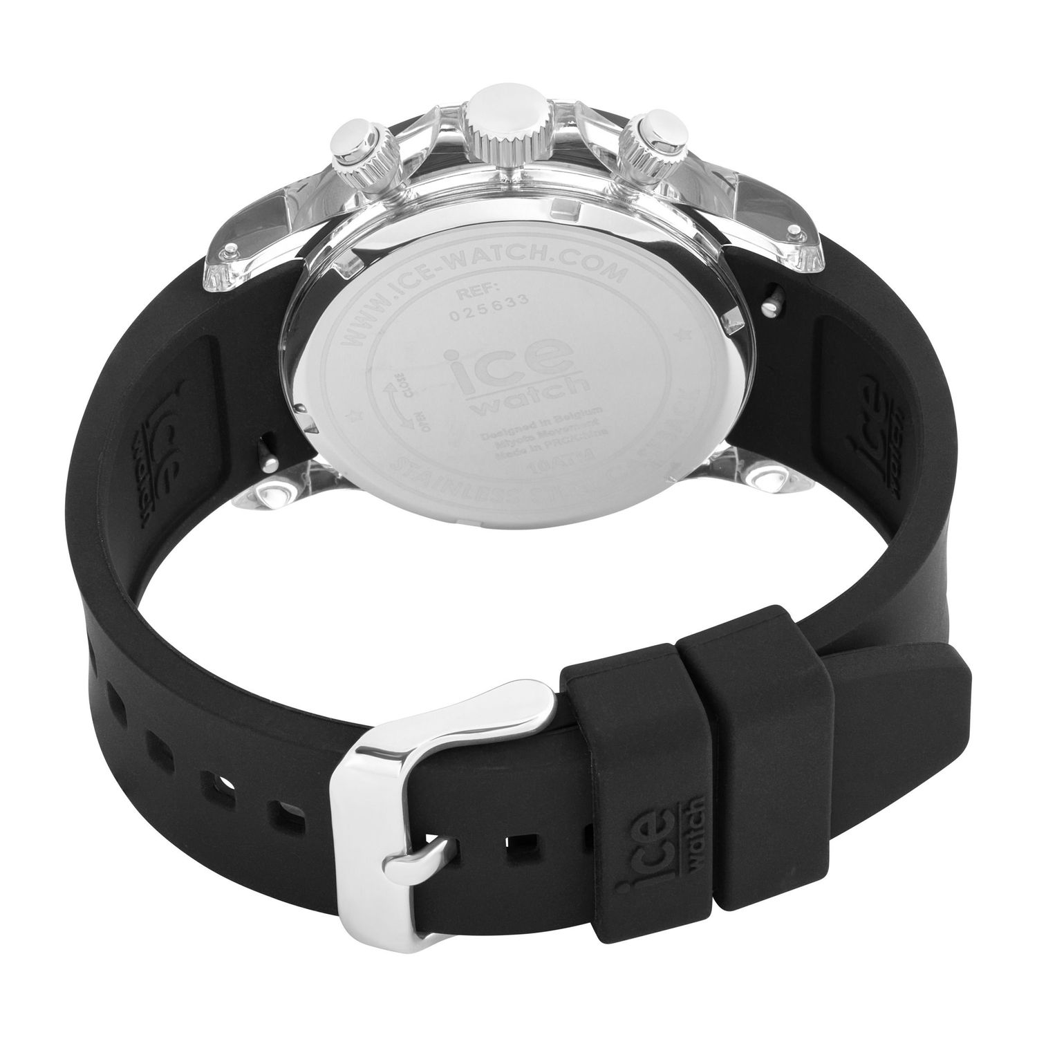 Chronograph ICE BE WATCH Clear black turquoise - obrazek 4