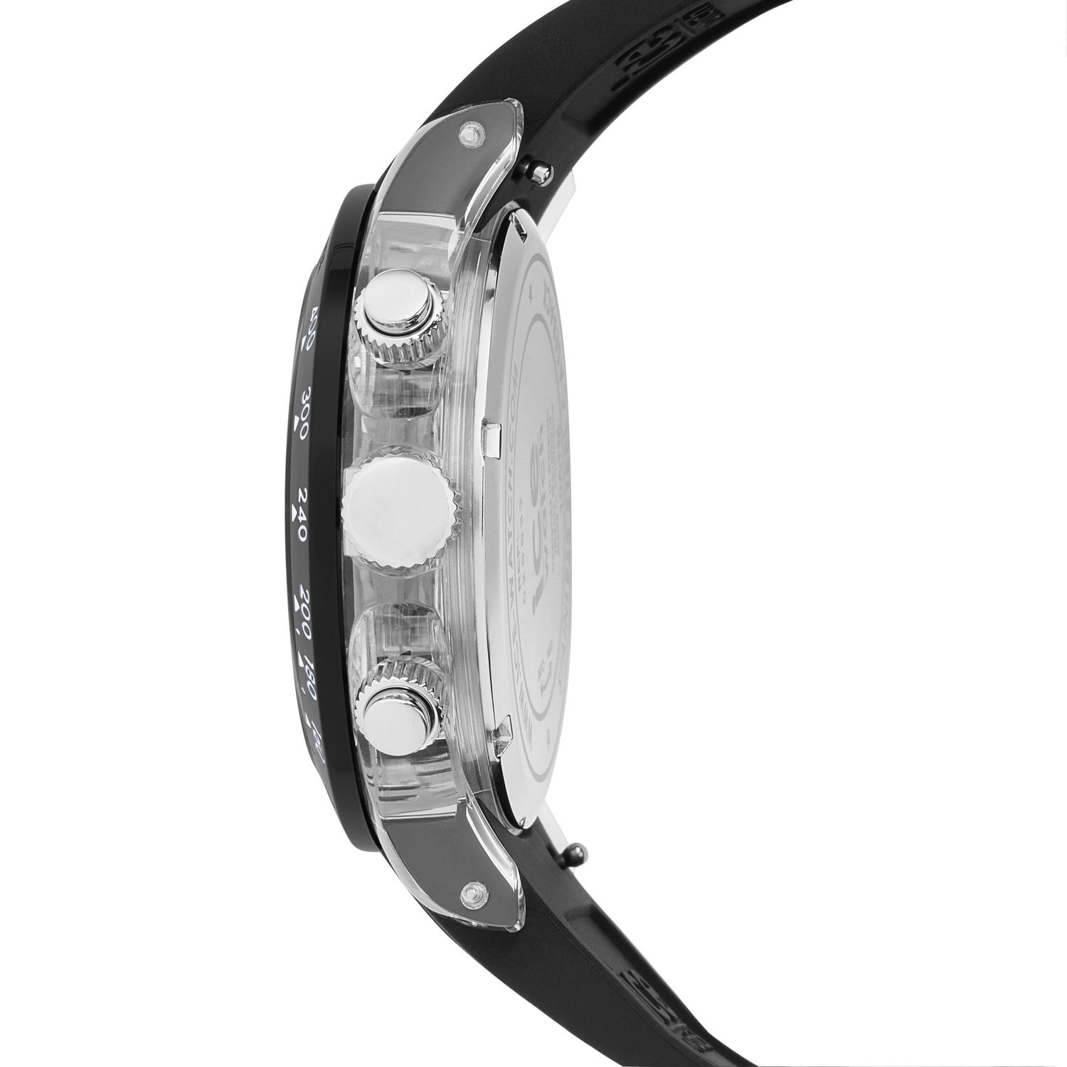 Chronograph ICE BE WATCH Clear black turquoise - obrazek 2