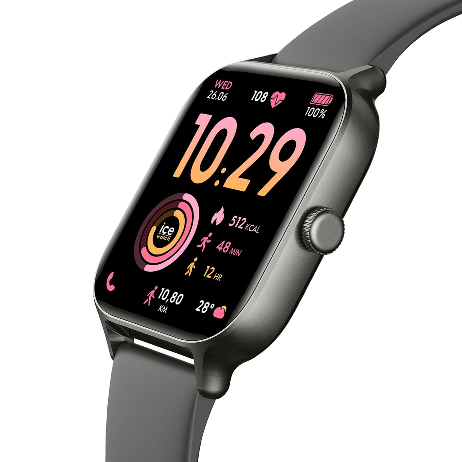 Smartwatch Ice fit RT 3.0 Black - obrazek 3