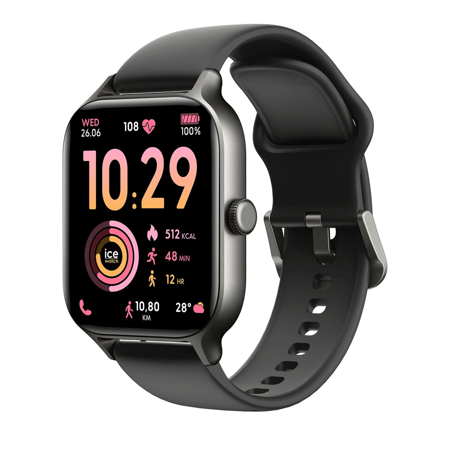 Smartwatch Ice fit RT 3.0 Black - obrazek 4