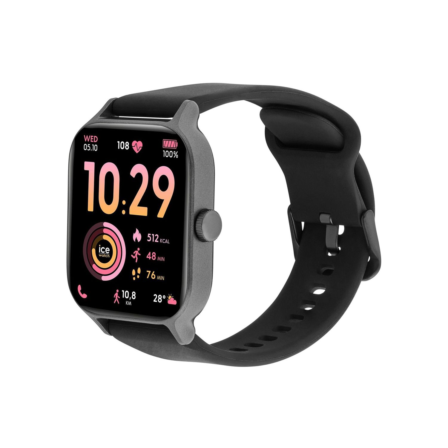 Smartwatch Ice fit RT 3.0 Black - obrazek 5