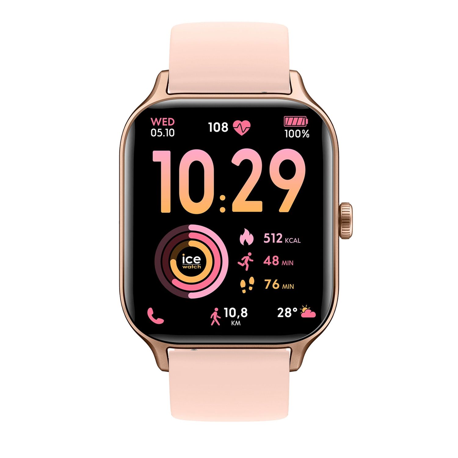 Smartwatch Ice fit RT 3.0 Rose-Gold Nude