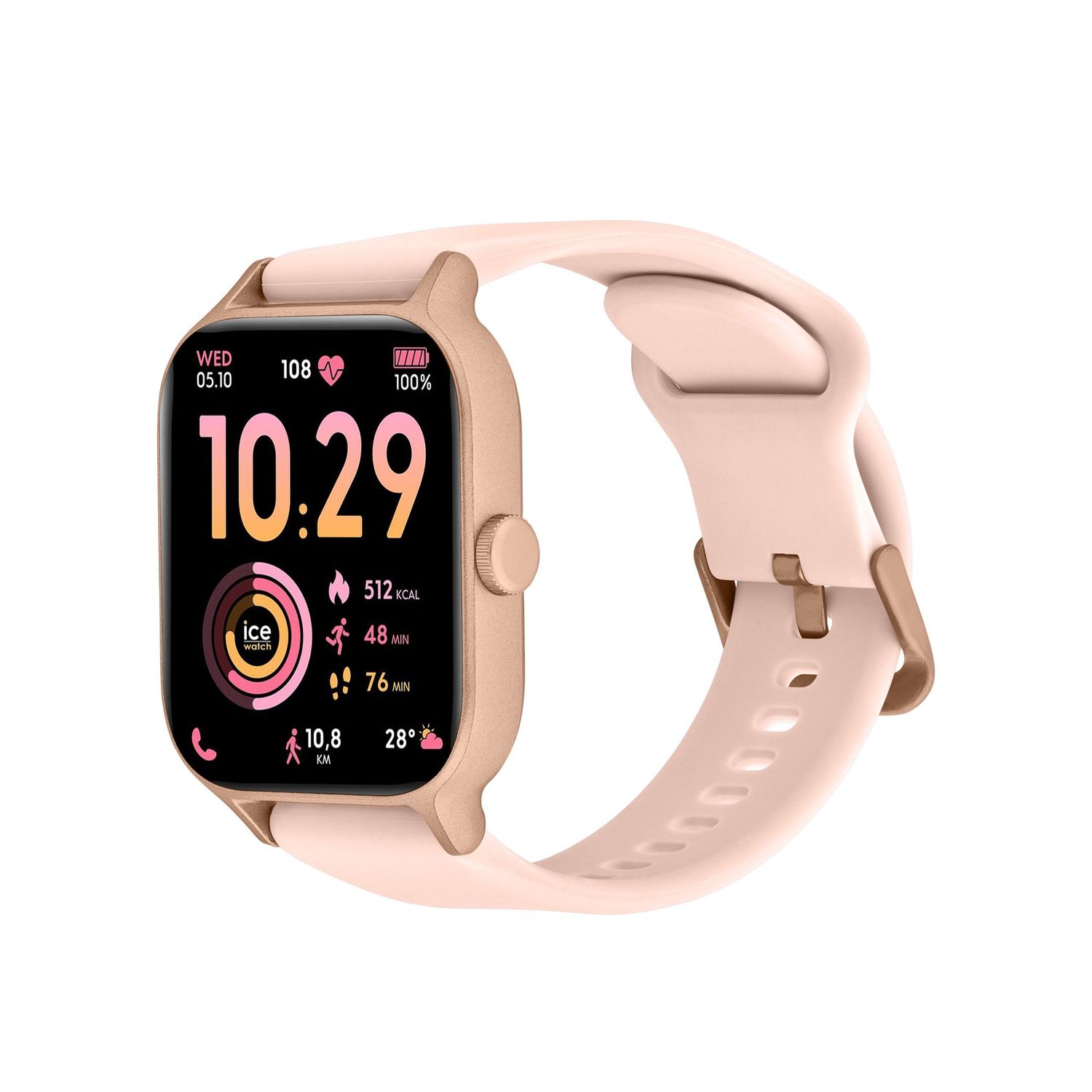 Smartwatch Ice fit RT 3.0 Rose-Gold Nude - obrazek 5