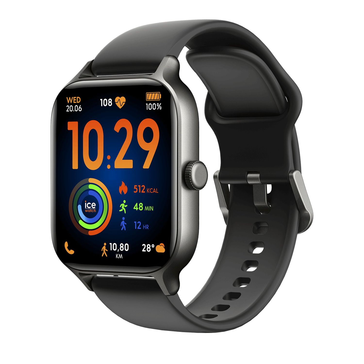 Smartwatch Ice fit RT 3.0 Black - obrazek 4