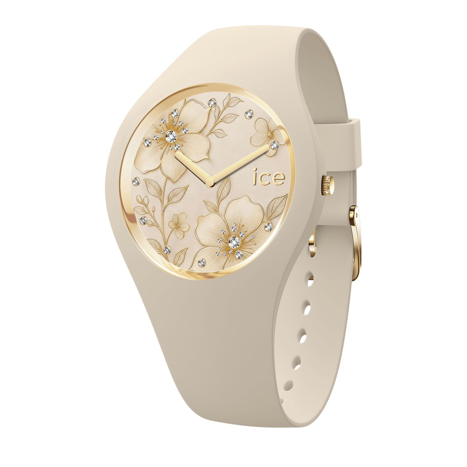Watch ICE flower Gold