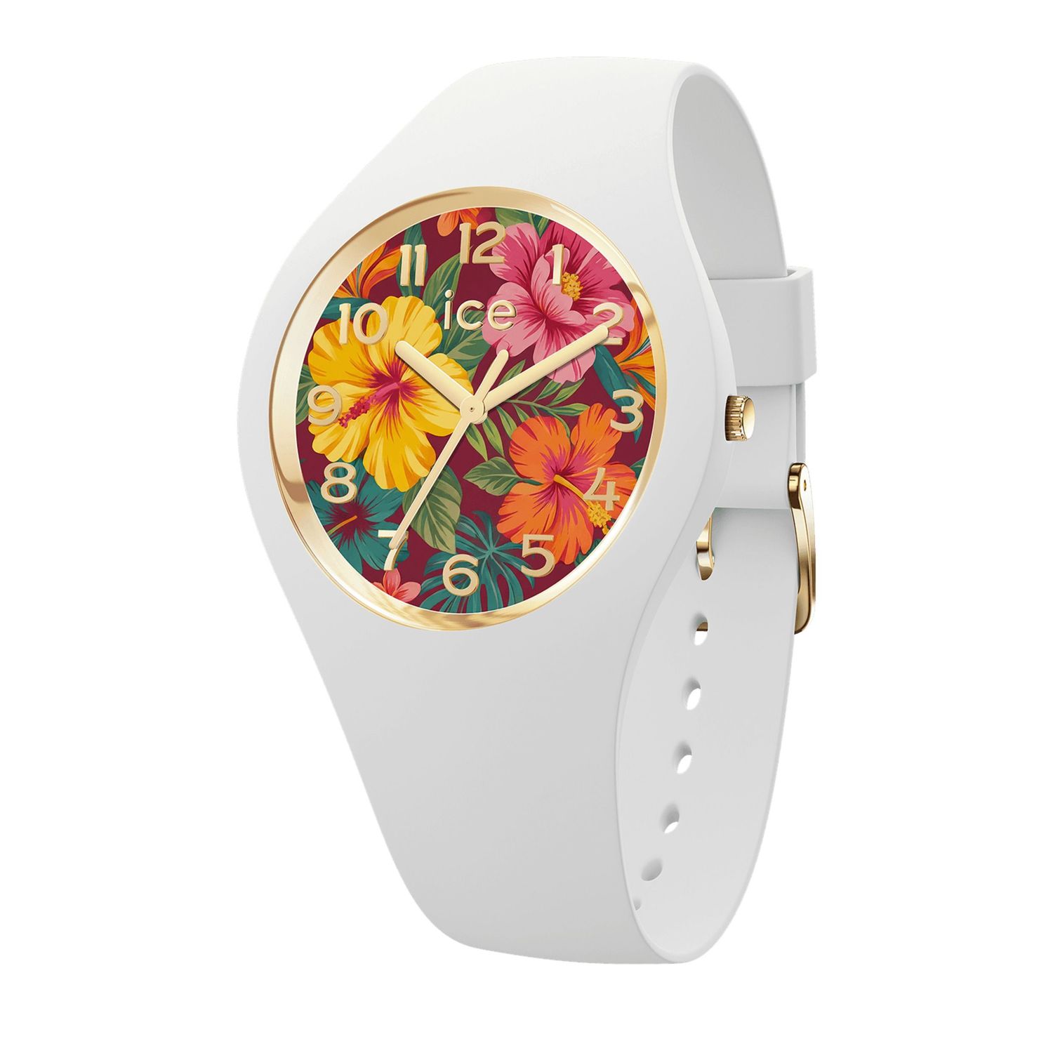 Watch ICE flower Gold