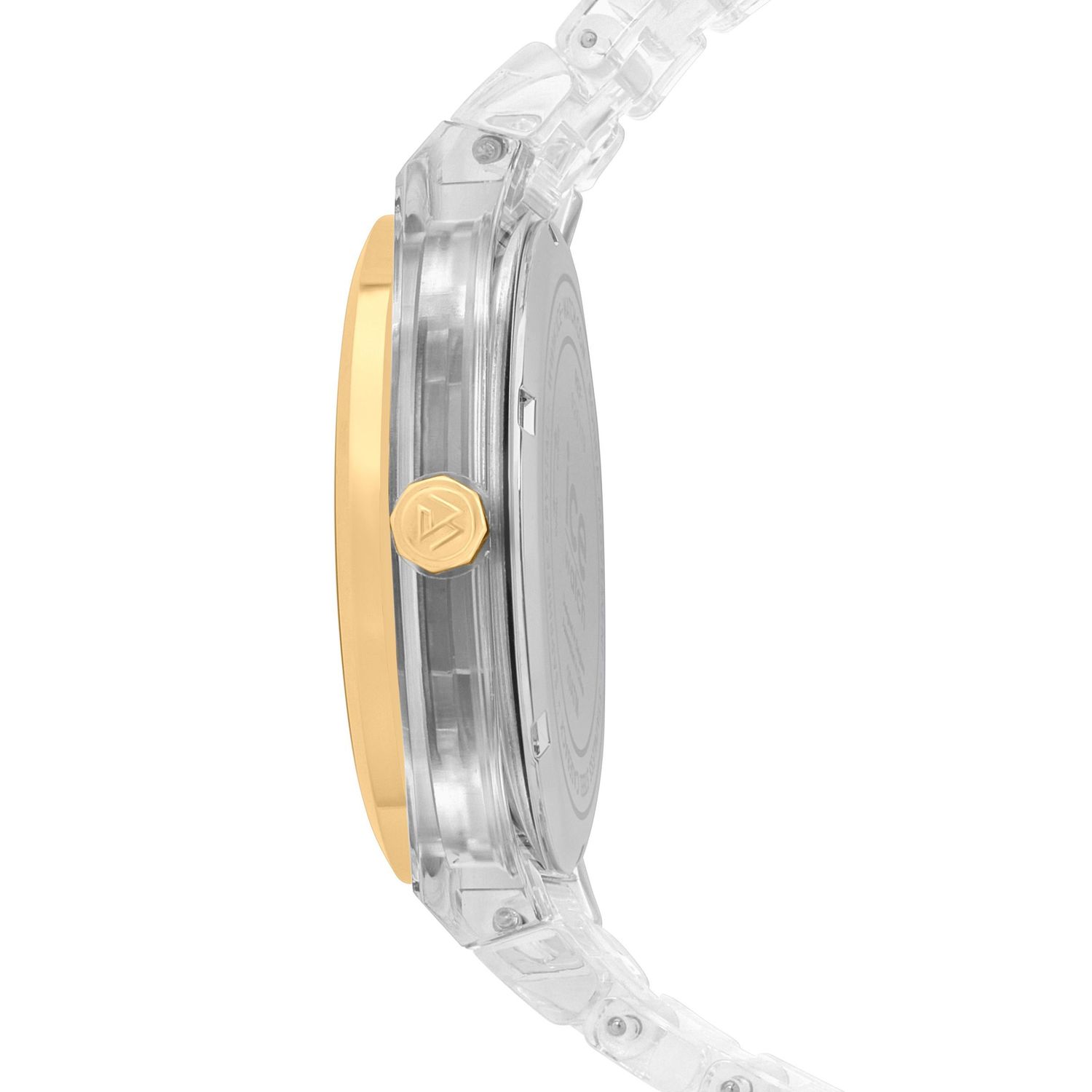 Date watch ICE POWER PW1 Transparent - Black gold - obrazek 2