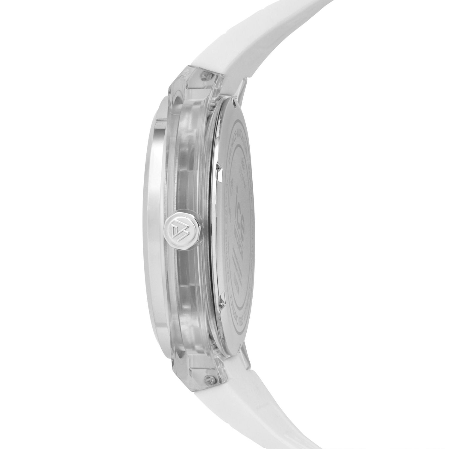Date watch ICE POWER PW1 Transparent - White beige - obrazek 2