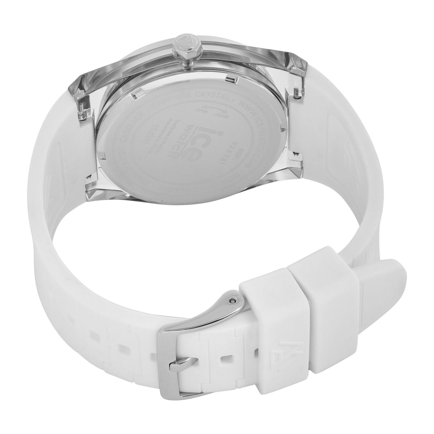 Date watch ICE POWER PW1 Transparent - White blue - obrazek 4