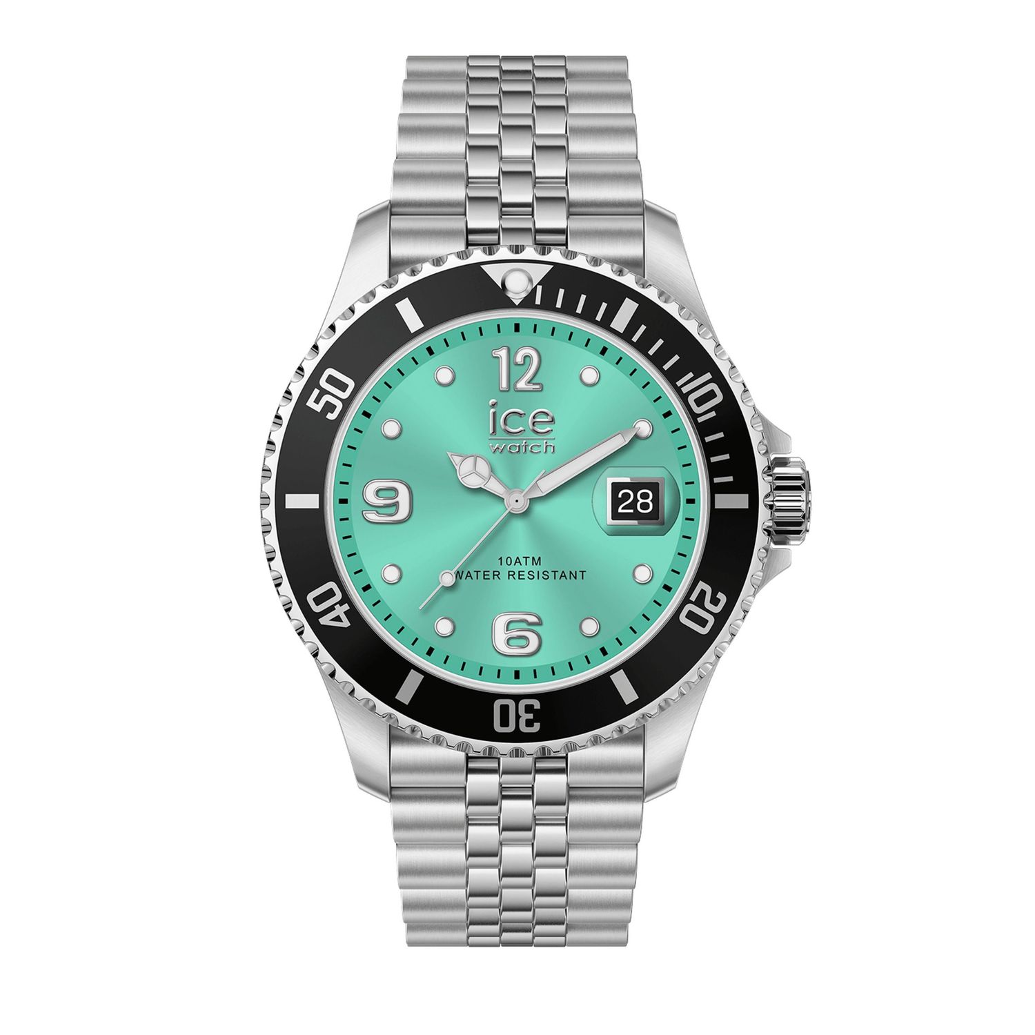 Date watch ICE steel Blue