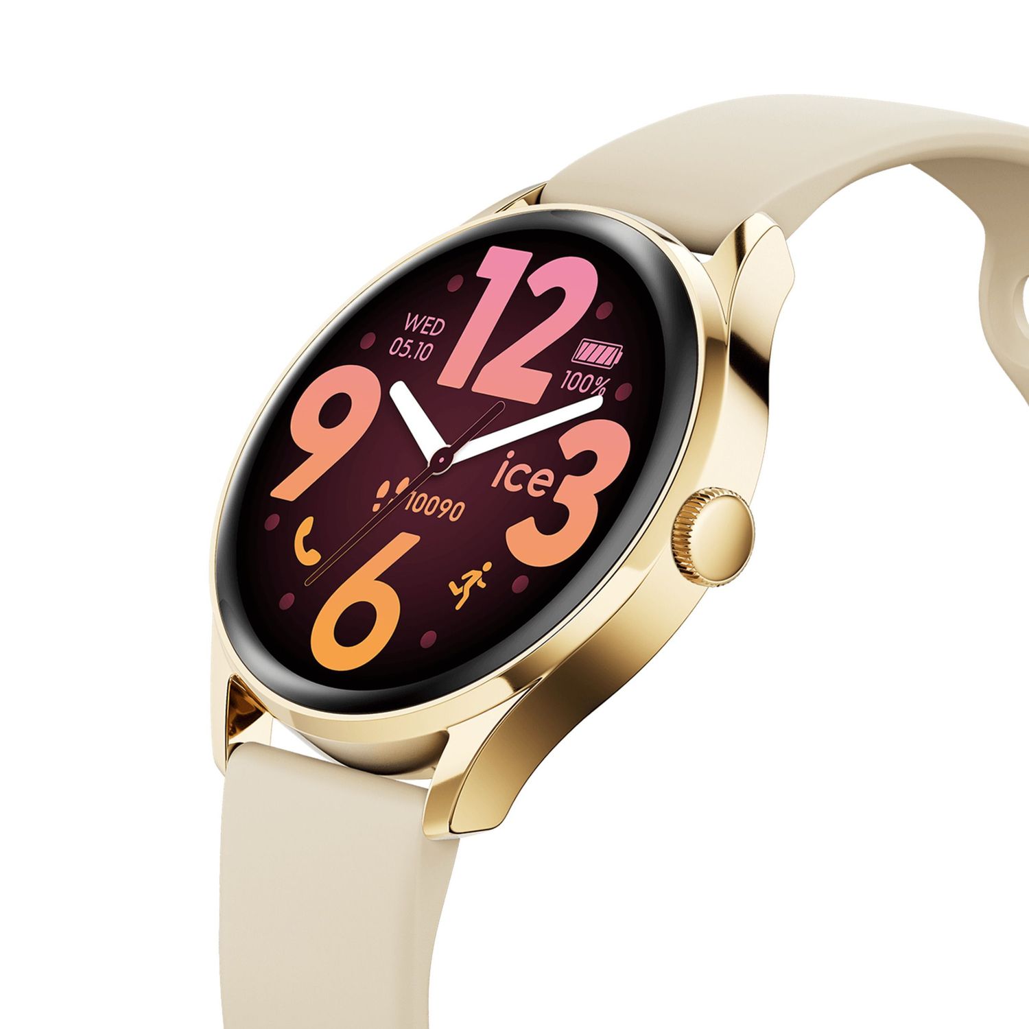 ICE smart 3.0-Gold-Beige-1.2 AMOLED-GPS - obrazek 2