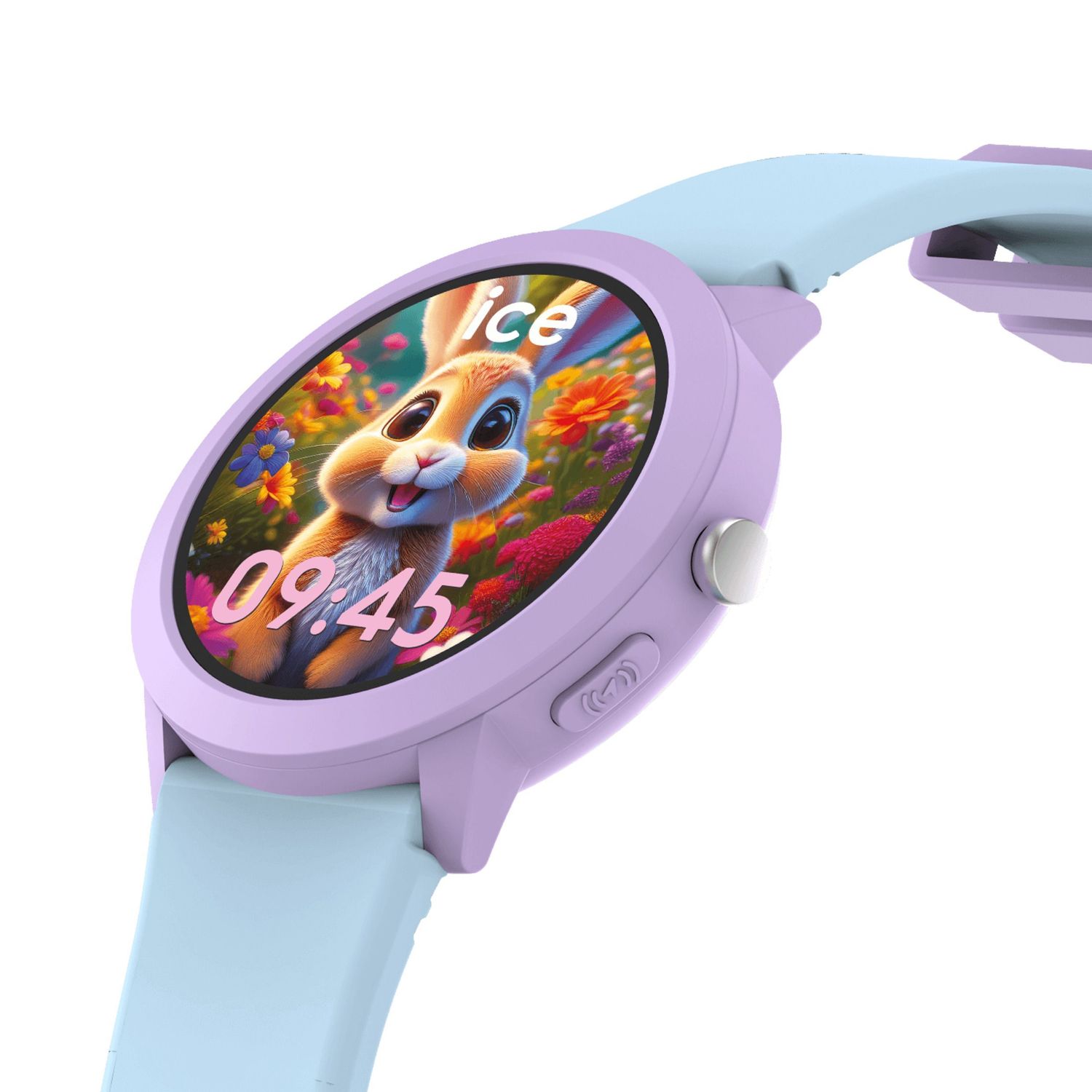 Smartwatch ICE smart junior RD FM Purple soft blue - obrazek 3