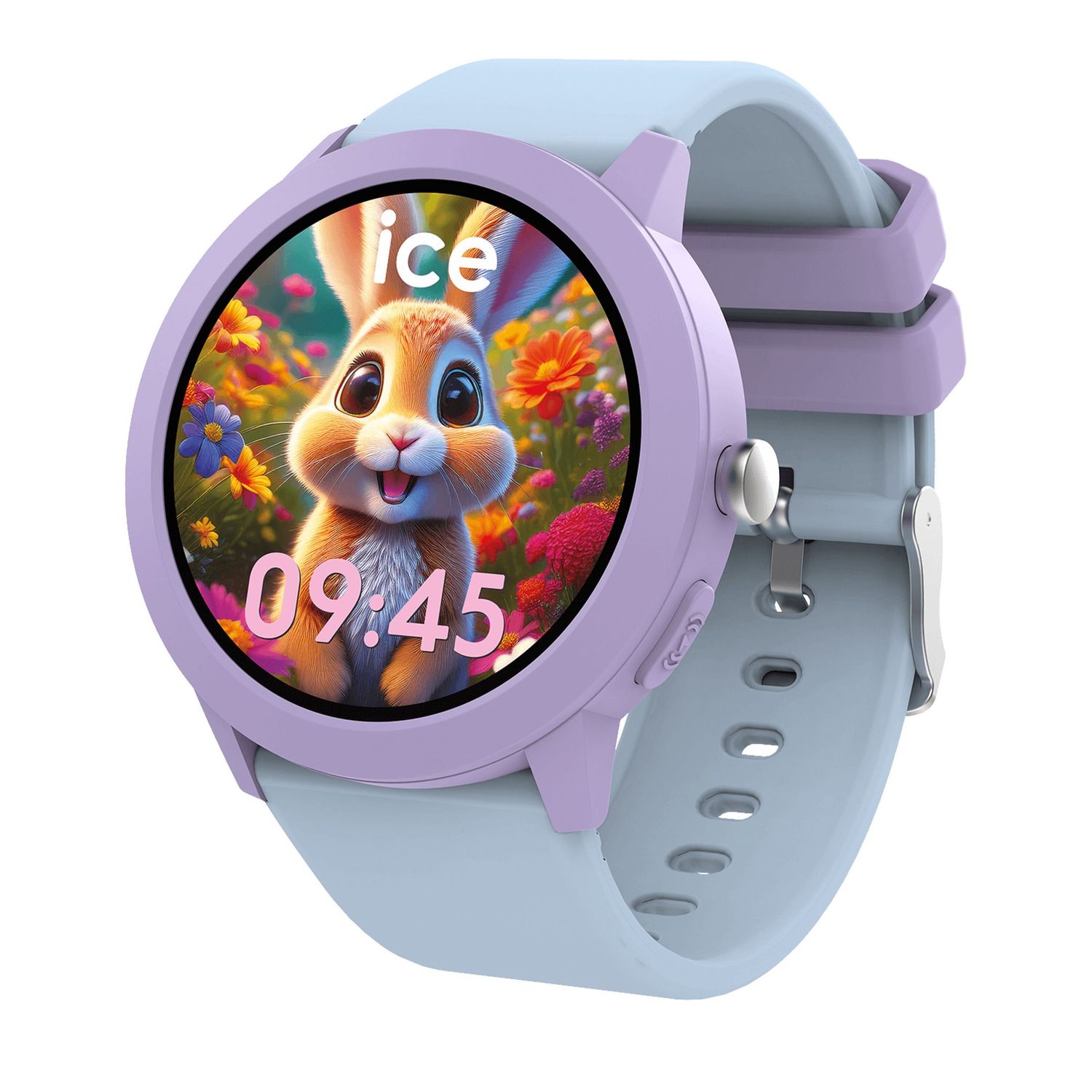 Smartwatch ICE smart junior RD FM Purple soft blue - obrazek 5