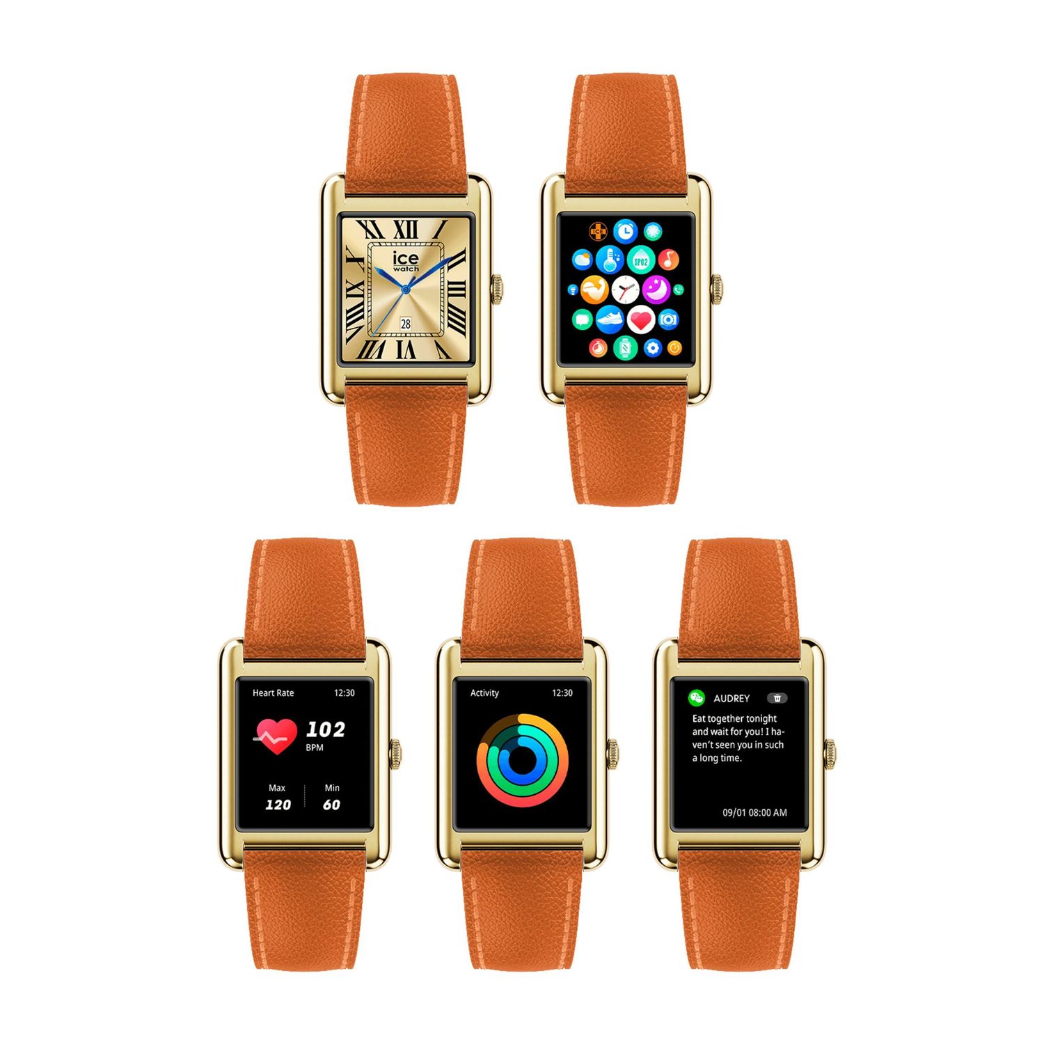 Smartwatch ICE smart TKS 2.0 Gold - obrazek 4