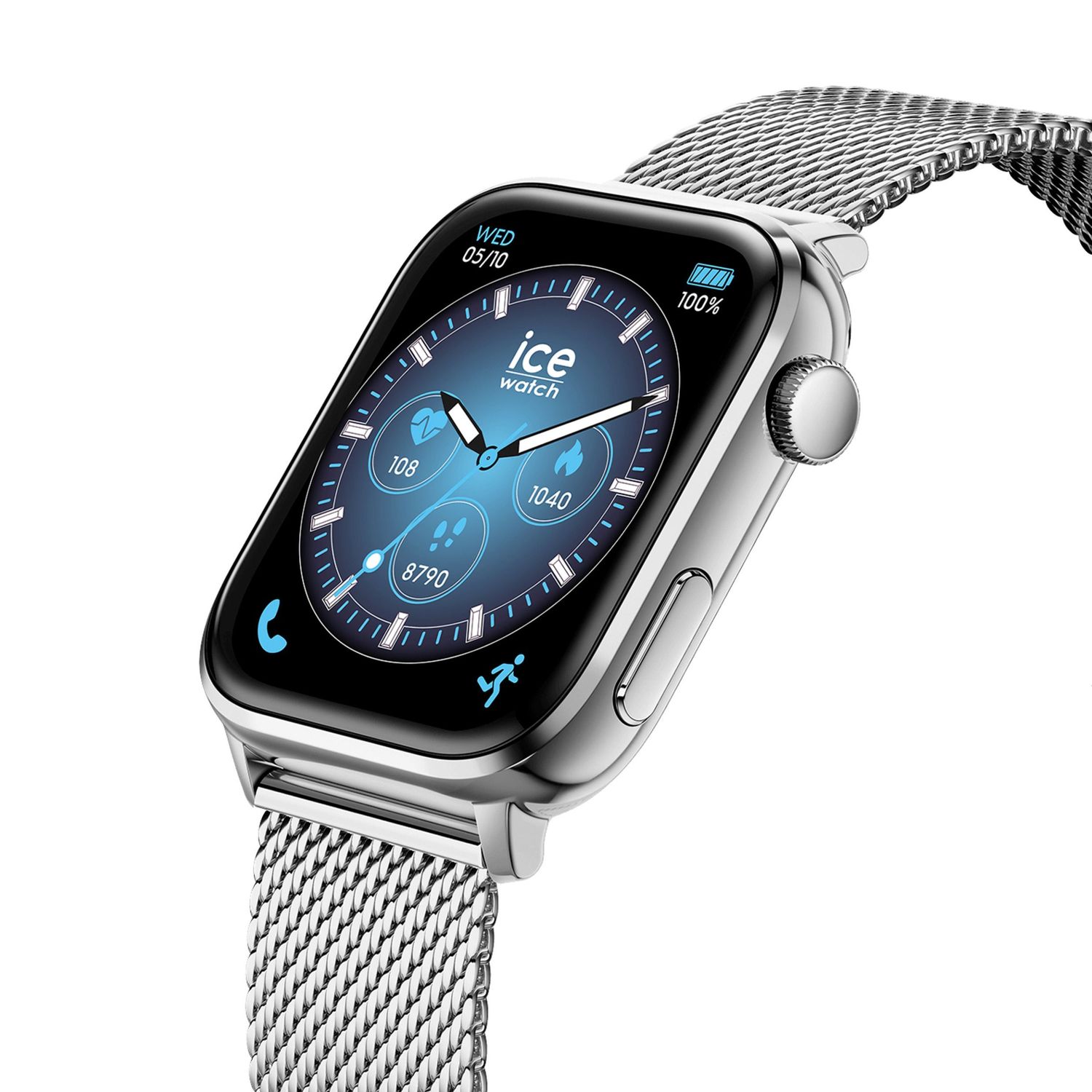 ICE smart 3.0 - Silver - Milanese - 1.78 - 35mm - GPS - obrazek 2