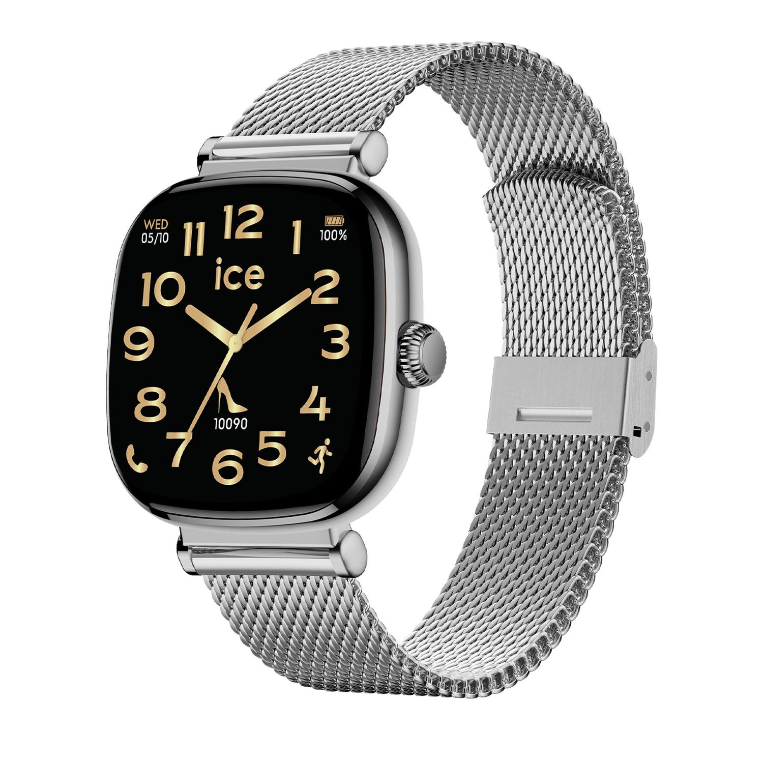 Smartwatch ICE smart SQ 2.0 Silver Black - obrazek 4