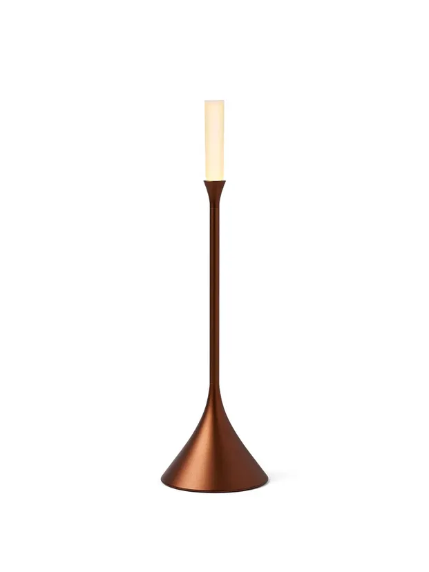 LH110 Lampka STELI CANDLE Brązowa