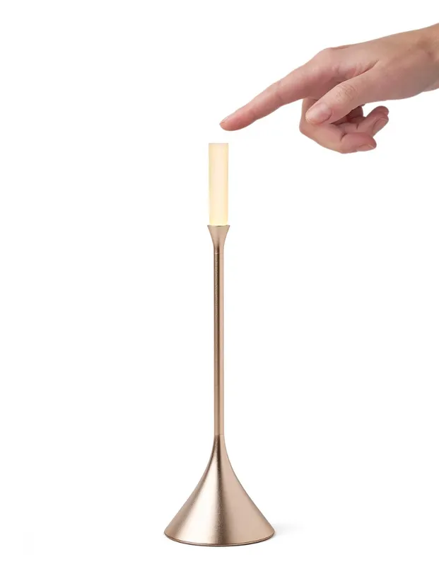 LH110 Lampka STELI CANDLE Złota - obrazek 12