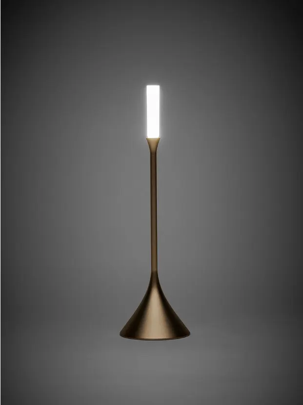 LH110 Lampka STELI CANDLE Złota - obrazek 13
