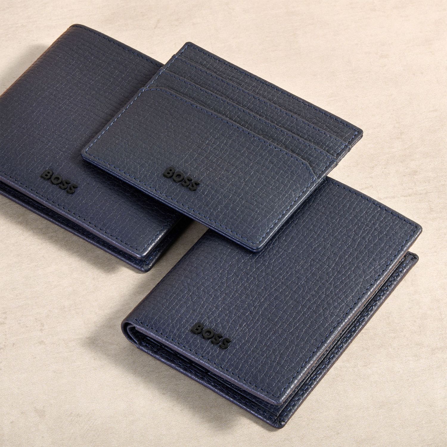 Etui na karty Grid Navy - obrazek 5