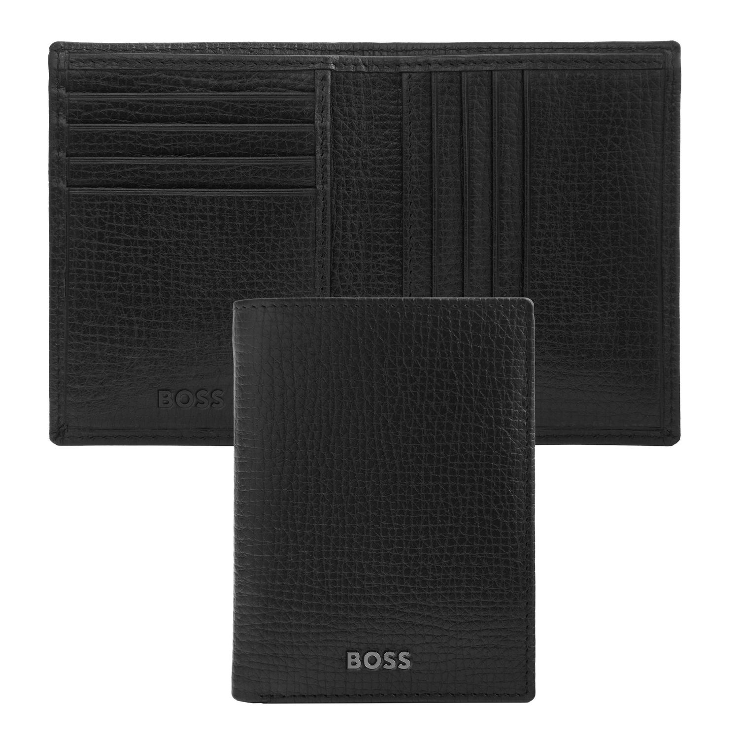Podwójne etui na karty Grid Black