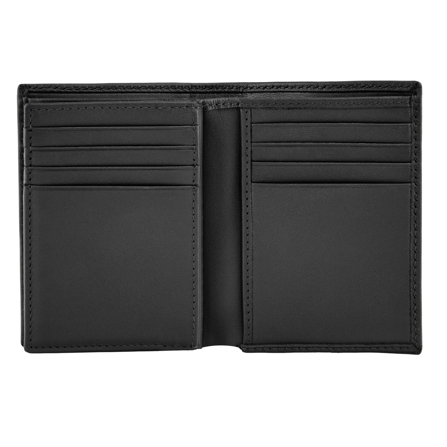 Card holder with flap Emblematic Black - obrazek 4
