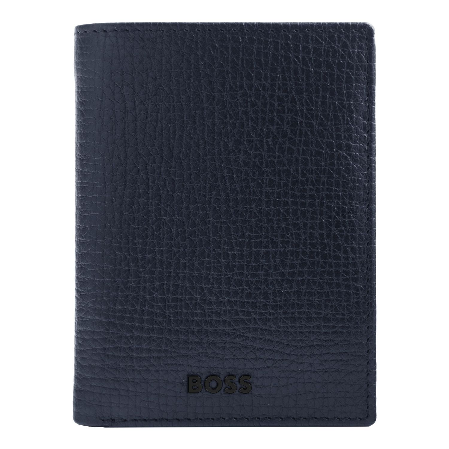 Card holder with flap Grid Navy - obrazek 2