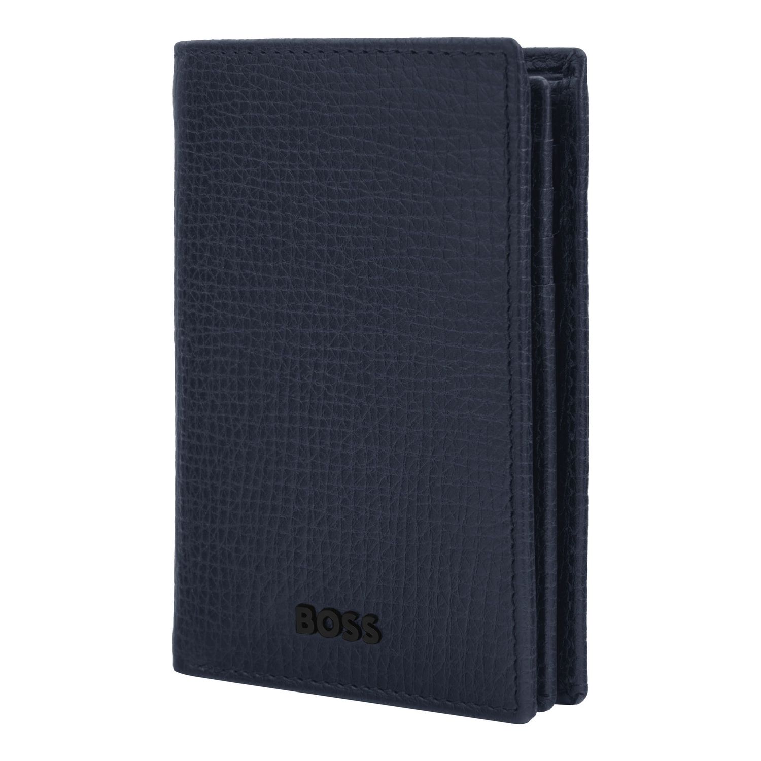 Card holder with flap Grid Navy - obrazek 5