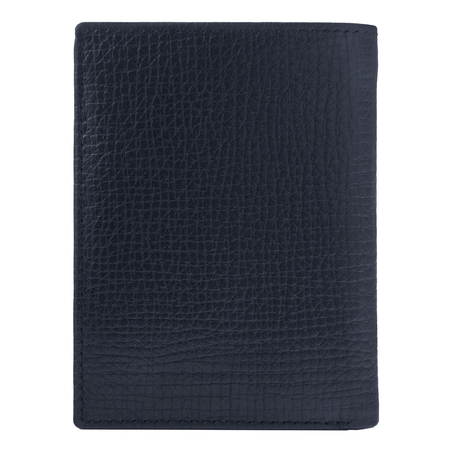Card holder with flap and money pocket Grid Navy - obrazek 6