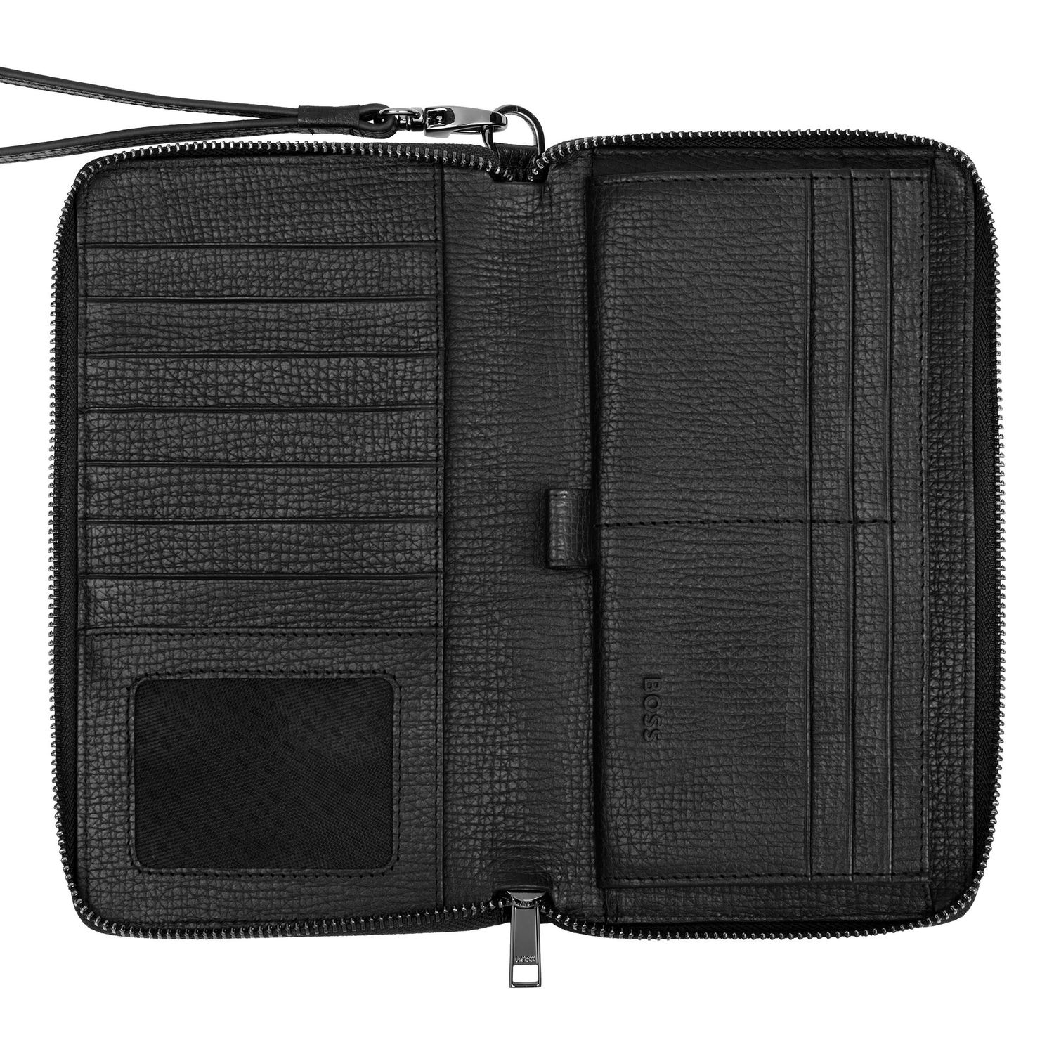 Portmonetka podrózna Grid Black - obrazek 3